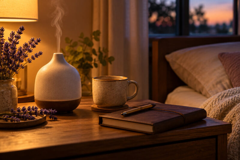 A Calm Evening Aromatherapy Routine