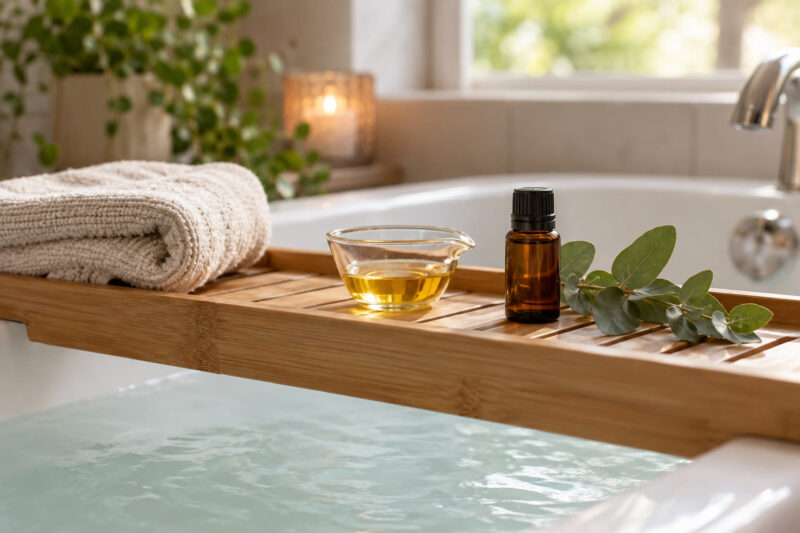 Essential Oils in Bath Products: Safer Habits