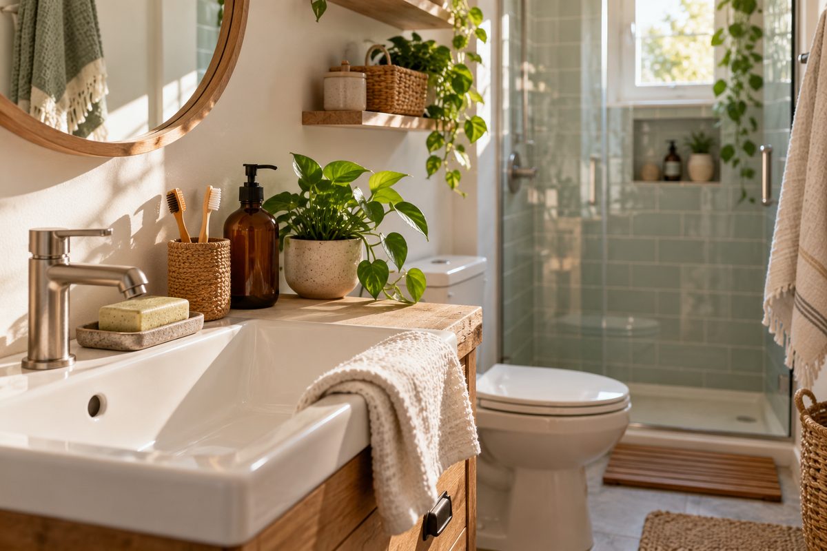 Small Bathroom Changes with a Lower-Waste Impact
