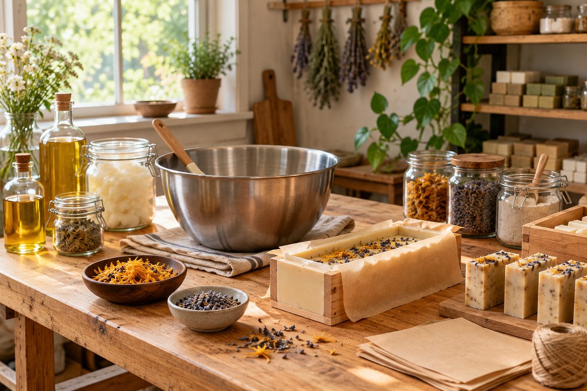 What Makes a Soapmaking Workspace More Sustainable?